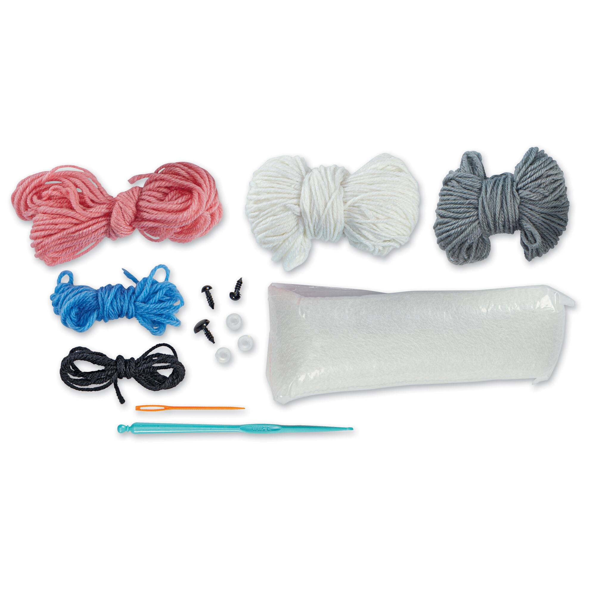 Intermediate Bulldog Amigurumi Crochet Kit by Loops & Threads®